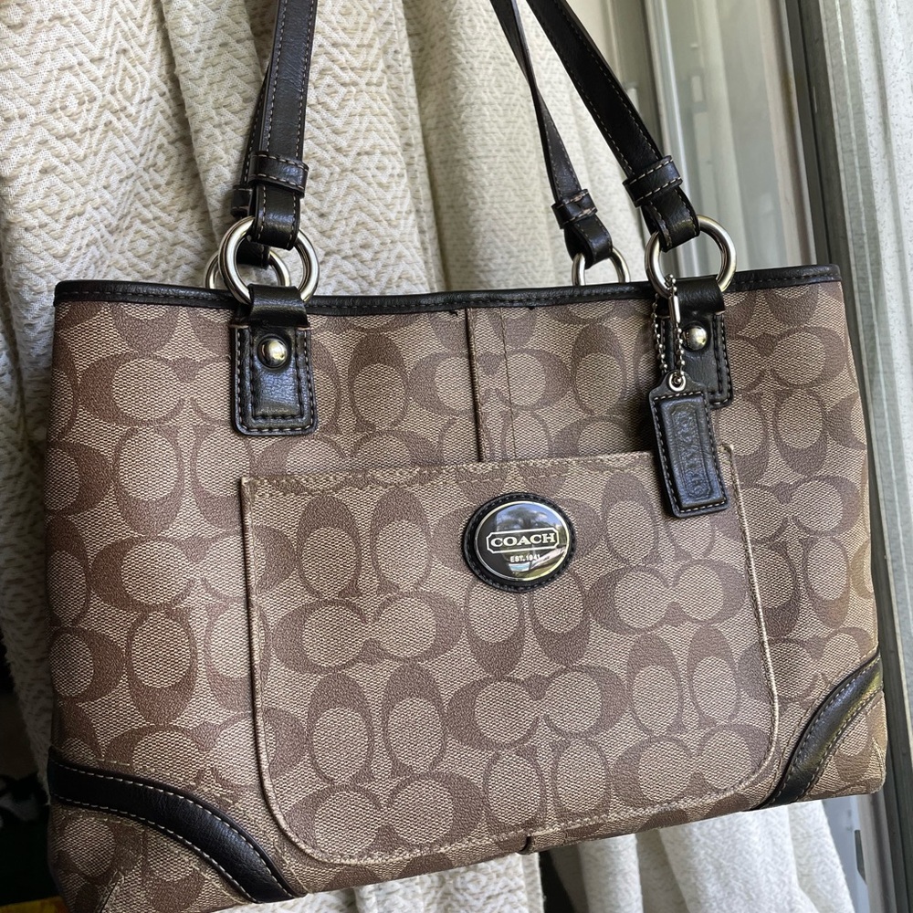 Coach Brown Shoulder Bag